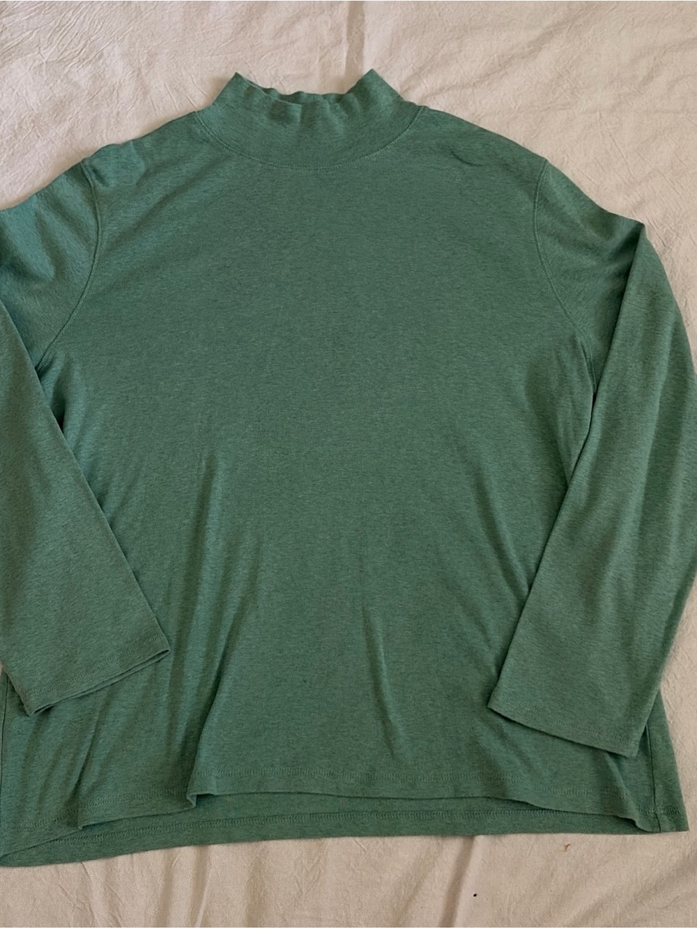 Pendleton Women’s Mock Neck/Turtleneck Long Sleeve Acqua Sea Heather